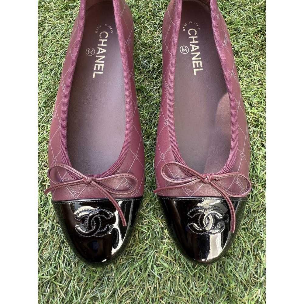 Chanel Leather ballet flats - image 3