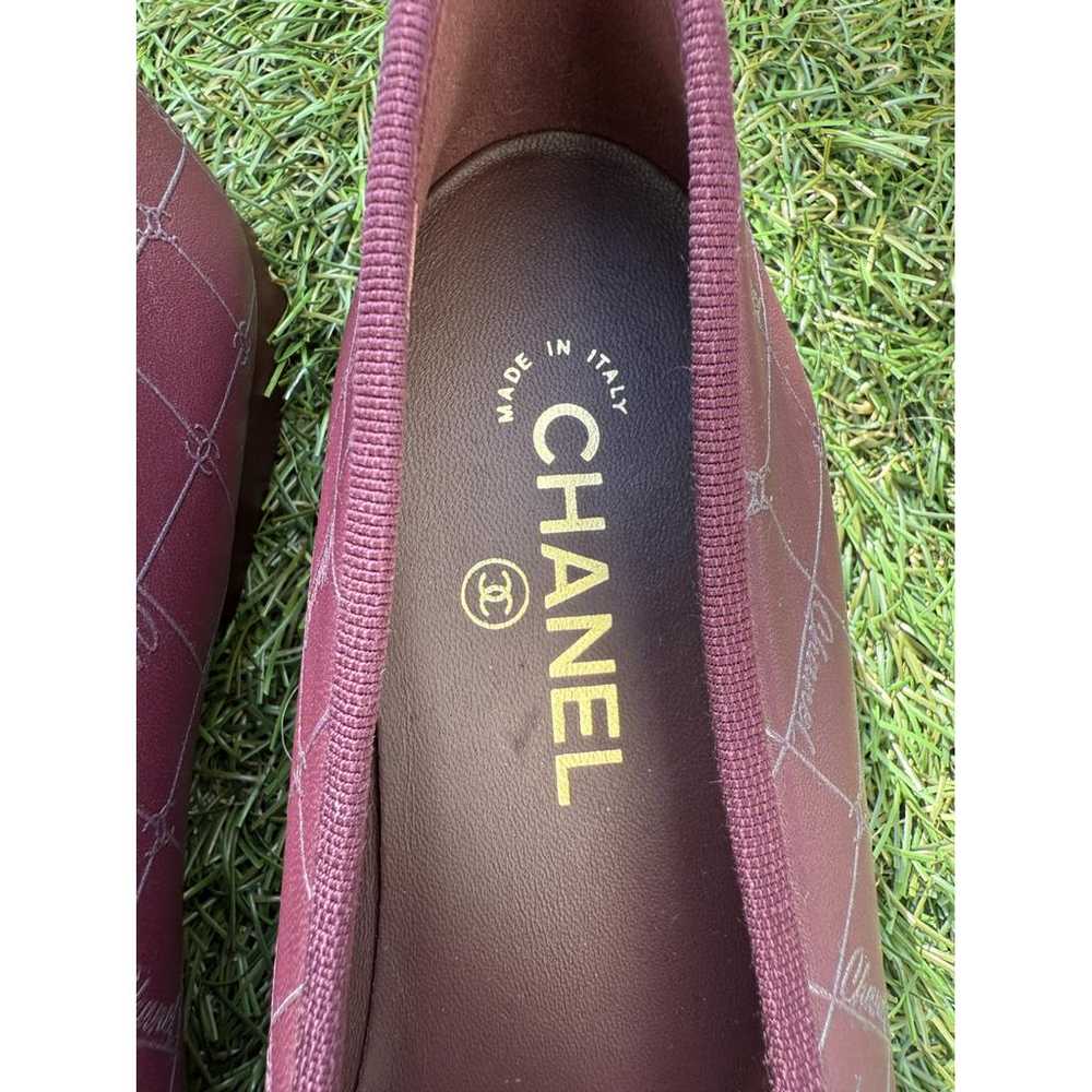 Chanel Leather ballet flats - image 4