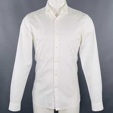 Reiss White Slim Fit Long Sleeve Shirt