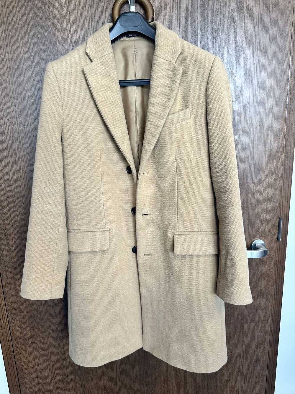 Club Monaco Textured Camel Topcoat - image 1