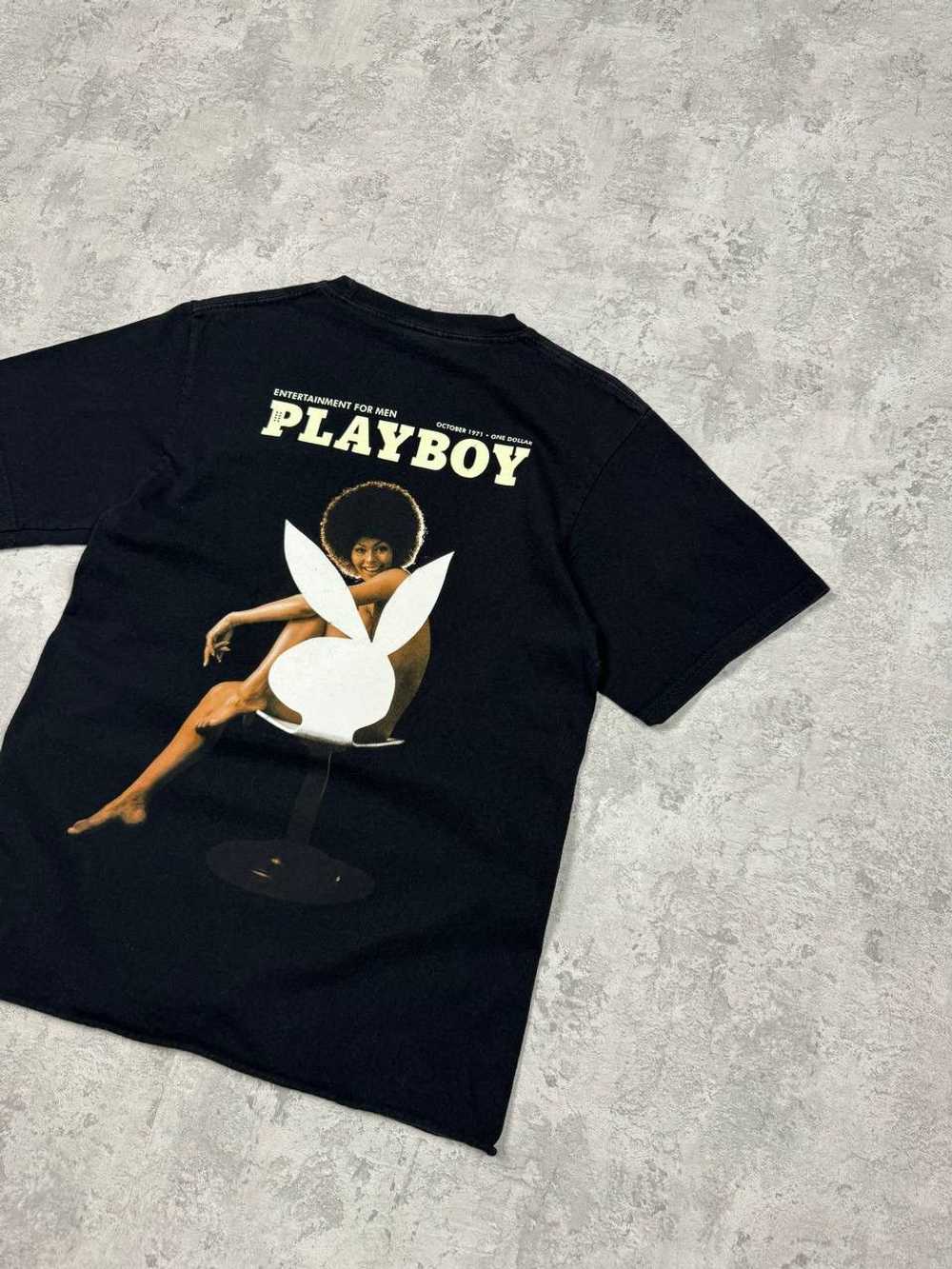 Huf × Playboy × Vintage Huf & PlayBoy Black T-Shi… - image 3