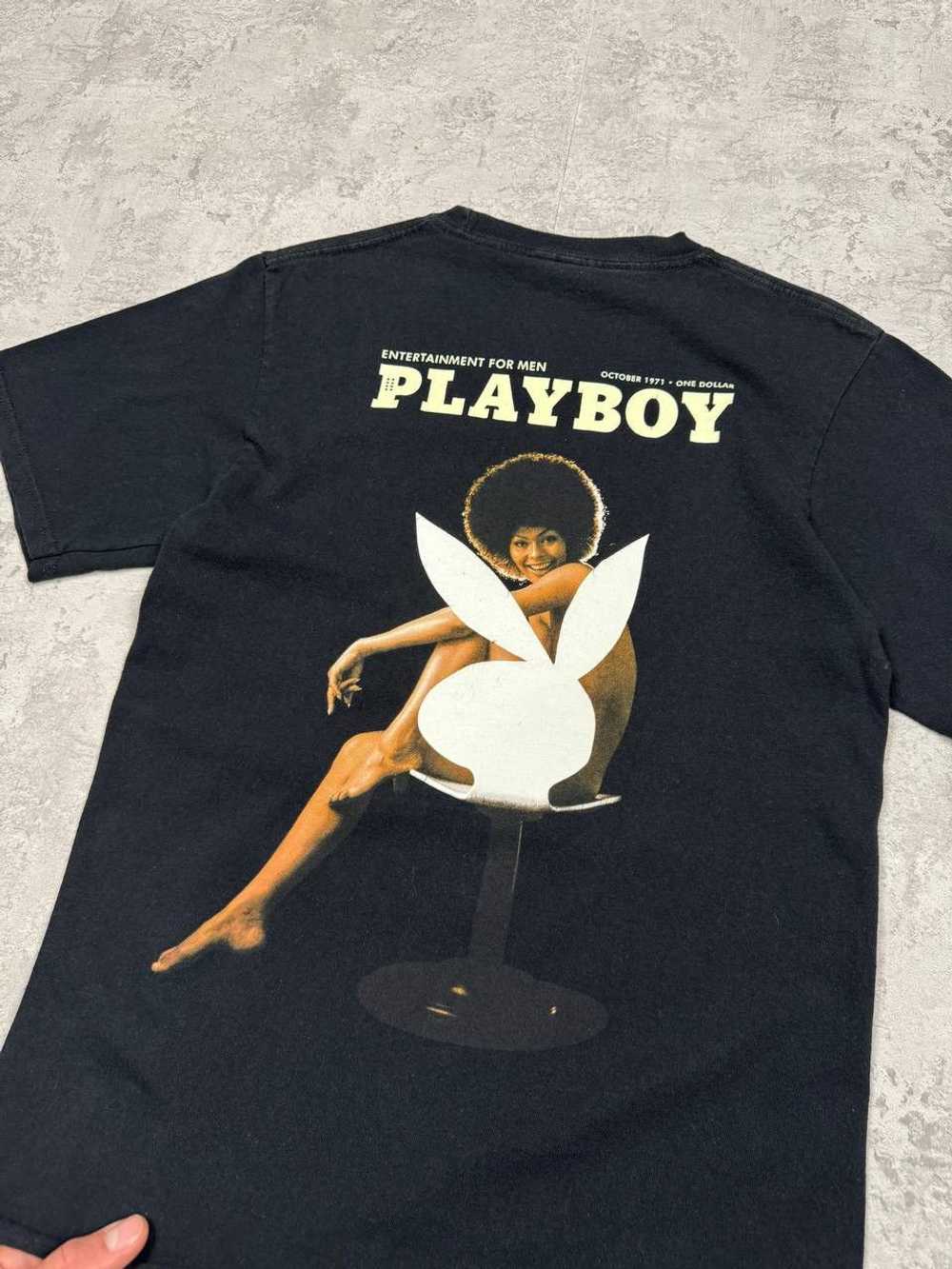 Huf × Playboy × Vintage Huf & PlayBoy Black T-Shi… - image 4