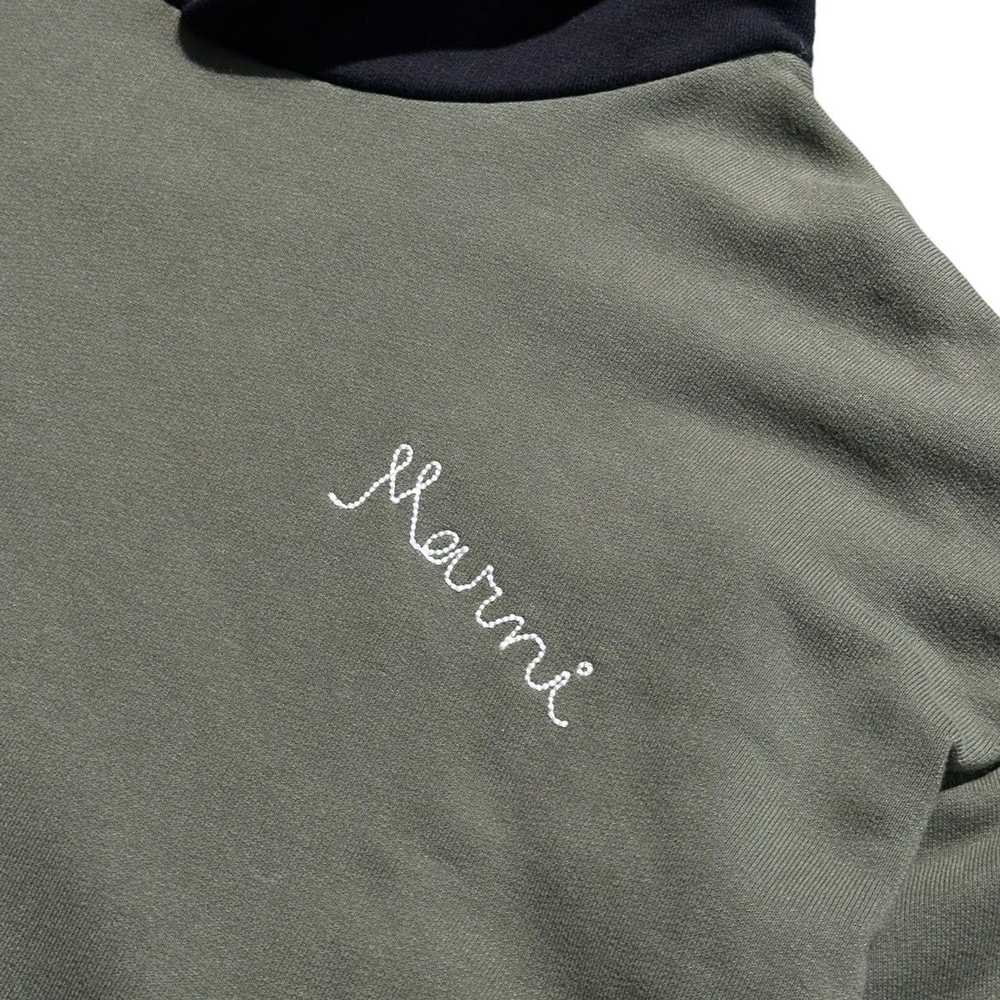 Marni Paneled embroidered hoodie - image 3