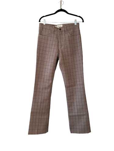 Marni Marni Wool Check Trousers