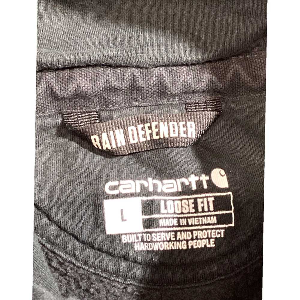 Carhartt Large Black Loose Fit Rain Defender Carh… - image 3