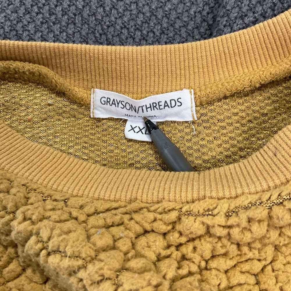 Vintage Grayson Threads Cropped Fleece Sweater - image 3