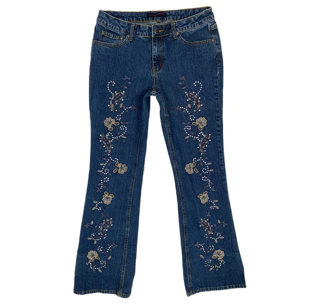 Embellished Denim Flares (M) - image 2