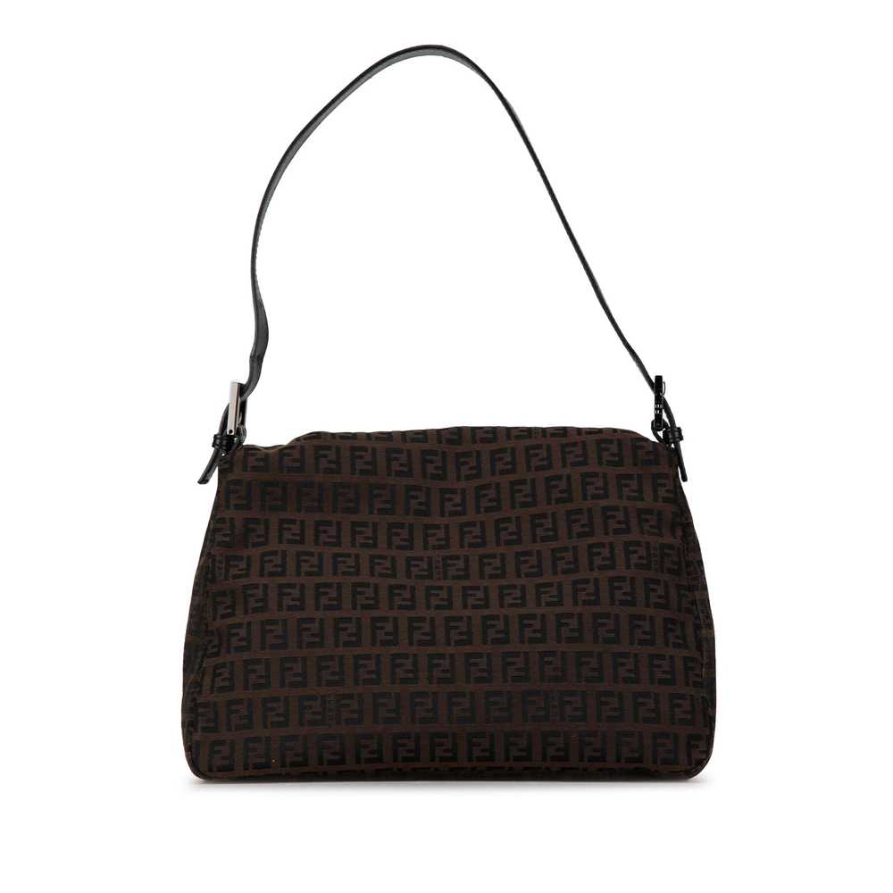 Brown Fendi Zucchino Canvas Mamma Forever Shoulde… - image 3