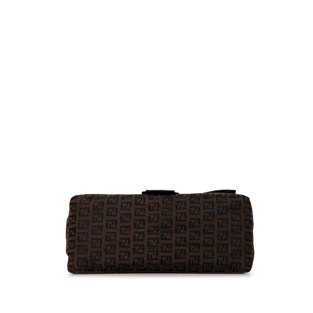 Brown Fendi Zucchino Canvas Mamma Forever Shoulde… - image 4