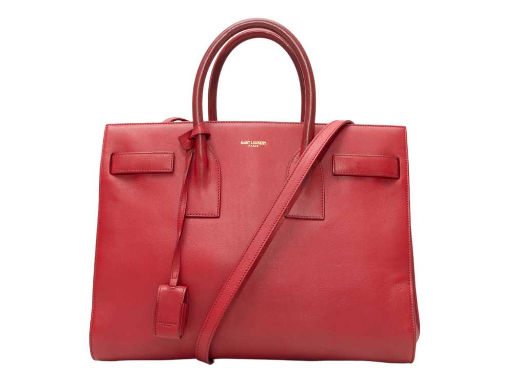 Red Saint Laurent Small 2014 Sac de Jour Bag - image 2