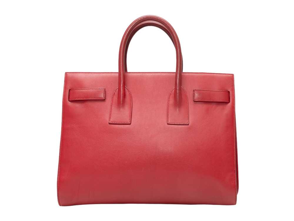 Red Saint Laurent Small 2014 Sac de Jour Bag - image 4