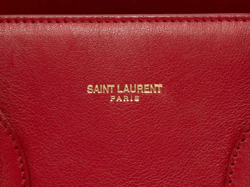 Red Saint Laurent Small 2014 Sac de Jour Bag - image 7