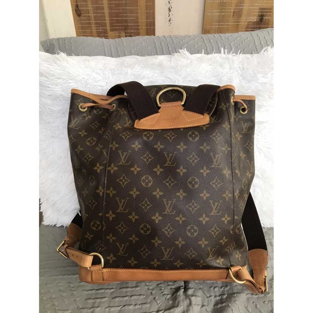 Louis Vuitton Montsouris Vintage leather backpack - image 2