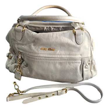 Miu Miu Vitello leather satchel - image 1