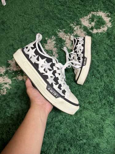スニーカー AMIRI FW25 STARS COURT LOW (AWFOSR1118 BLACK WHIT) Amiri amiri star court - Gem