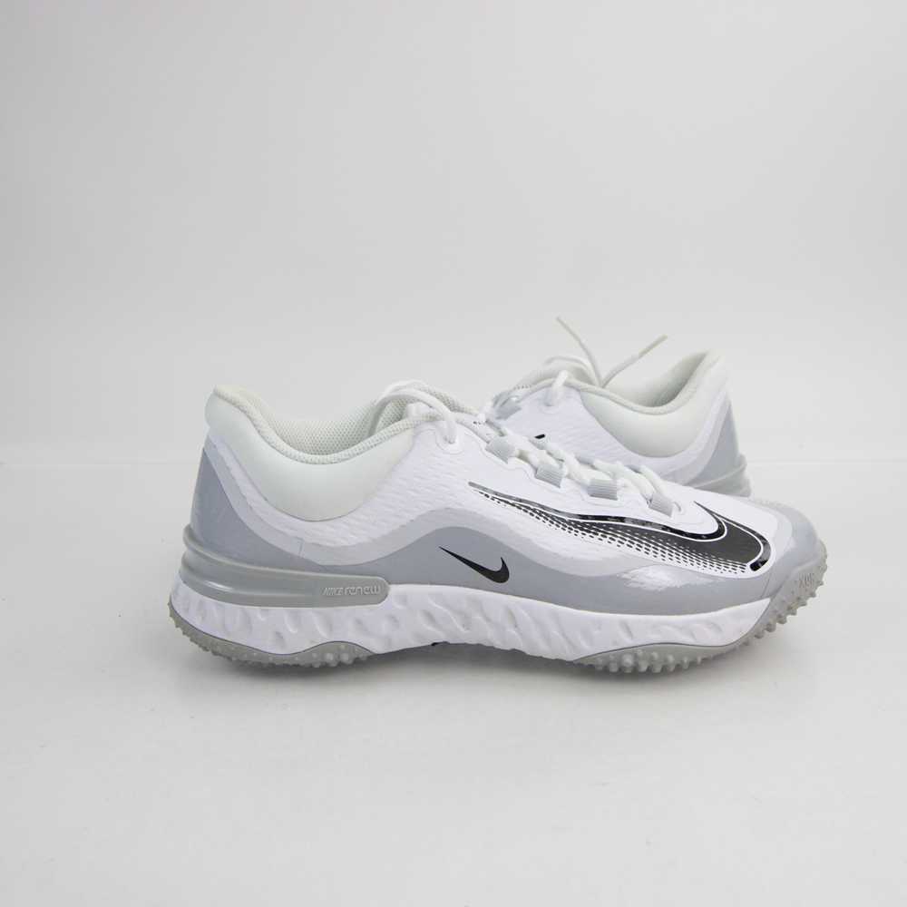 Nike Alpha Huarache Turf Cleat Men's White/Gray U… - image 3