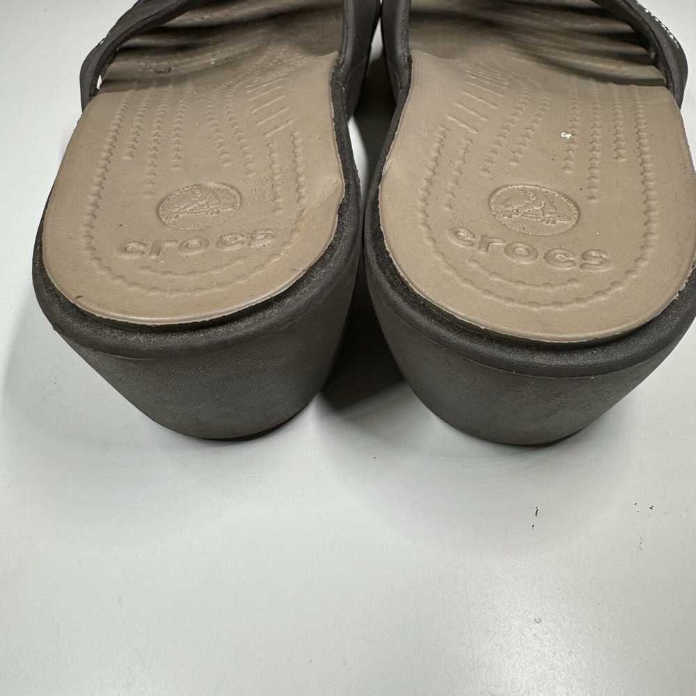 Crocs Crocs Women Sz 6 Patricia Wedge Slide Strap… - image 6