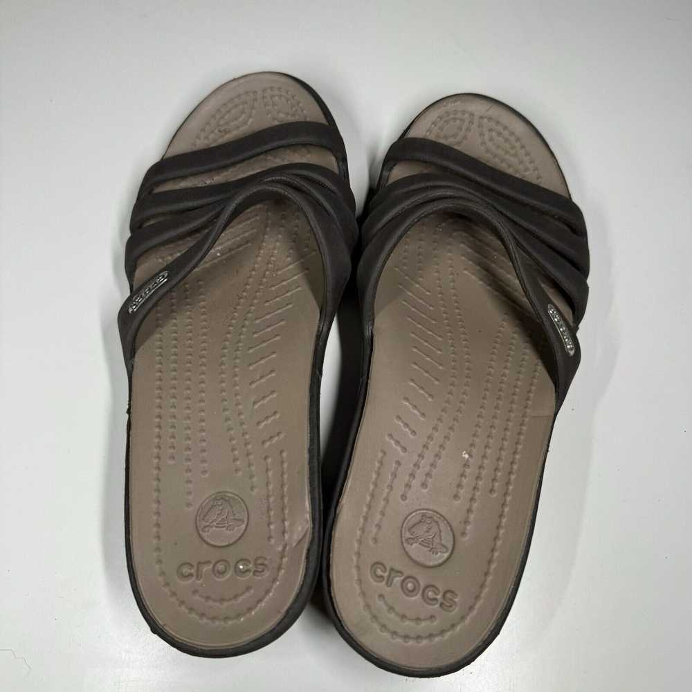 Crocs Crocs Women Sz 6 Patricia Wedge Slide Strap… - image 7