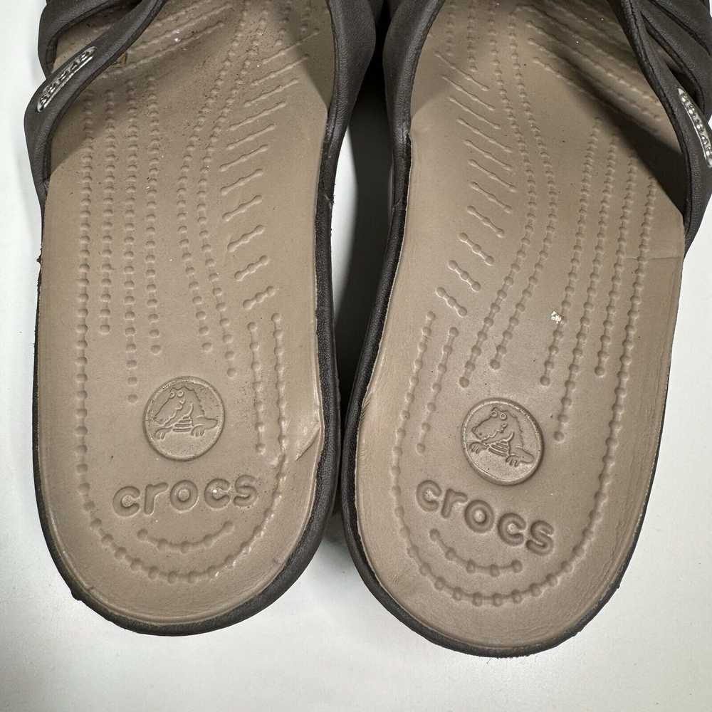 Crocs Crocs Women Sz 6 Patricia Wedge Slide Strap… - image 8