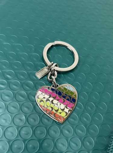Coach heart key ring - Gem