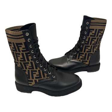 Fendi Leather biker boots