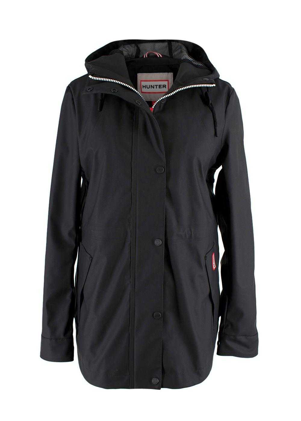 Managed by hewi Hunter Black Rubberised Raincoat - image 1