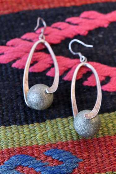 Planetary Patina Pewter Dangles