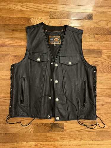 Vintage Vintage Buffalo Coin Leather Vest - image 1