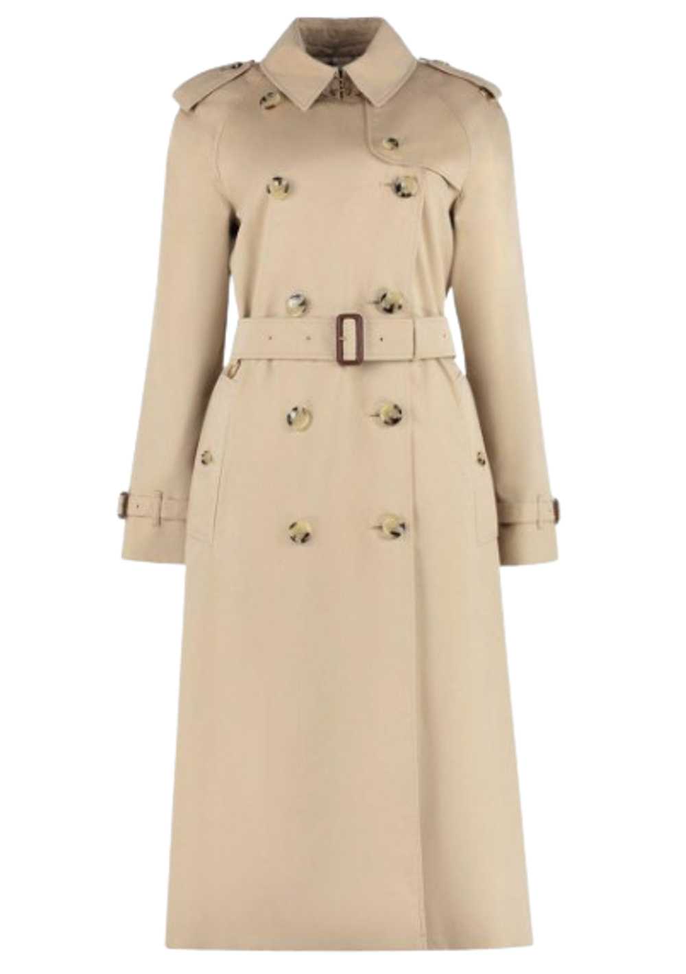 Product Details Burberry Beige Long Double Breast… - image 1