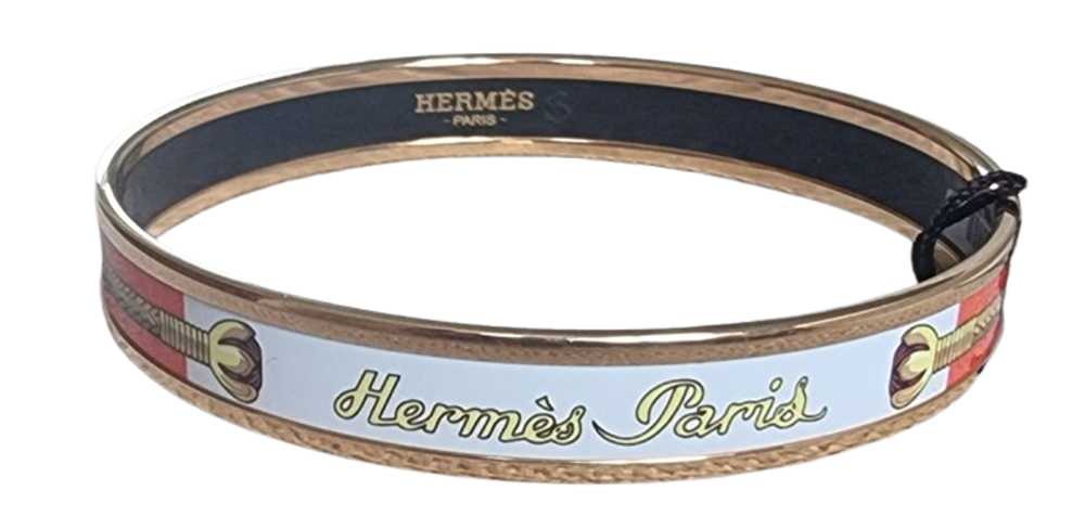 Product Details Hermes Pink Cliquetis Bangle - image 1