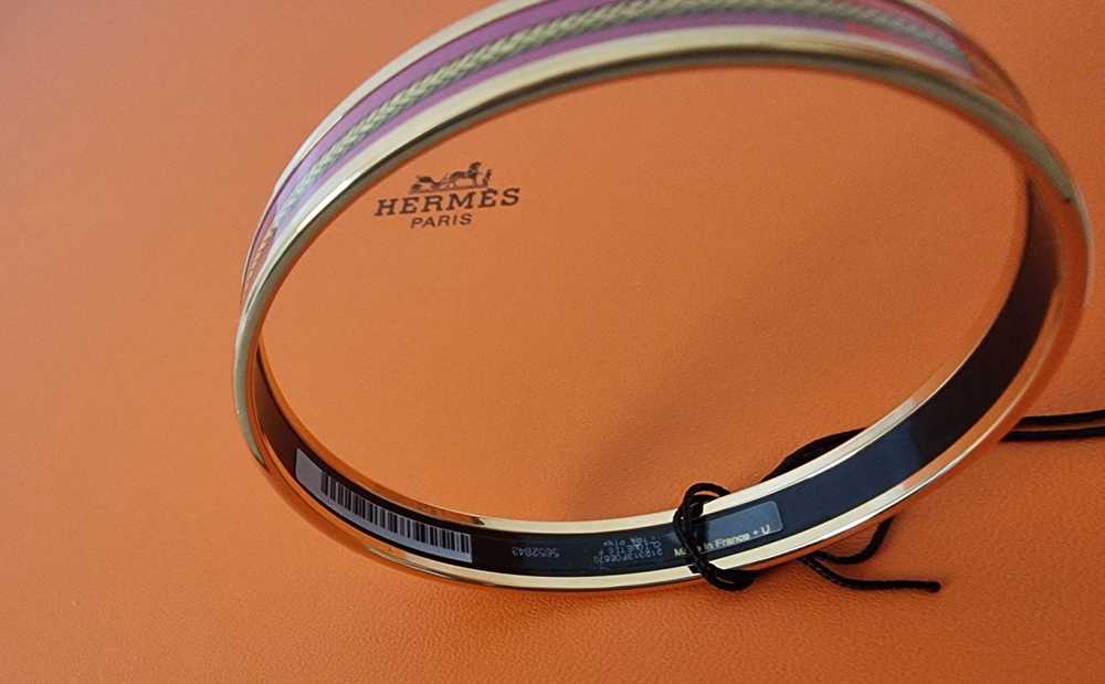 Product Details Hermes Pink Cliquetis Bangle - image 6