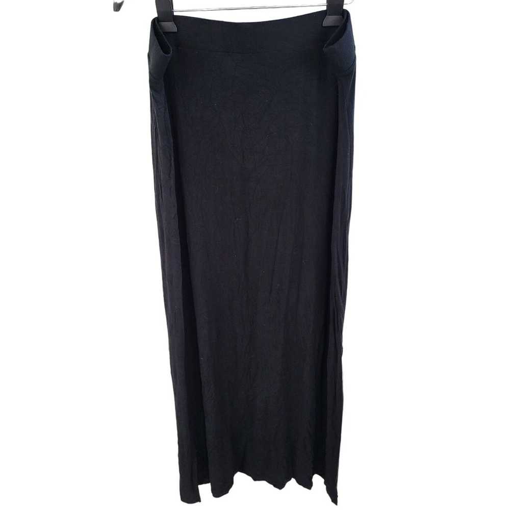 Old Navy Old Navy Black Full Length Skirt w/ Shor… - image 1