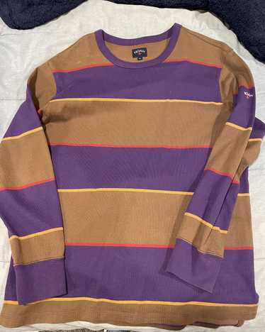 Noah Noah Striped Rugby Pullover