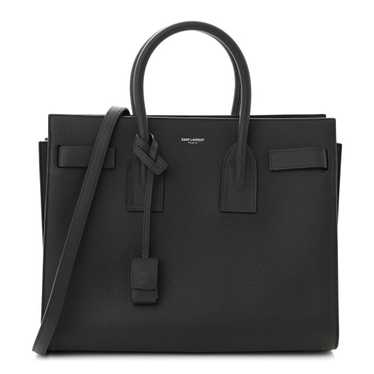 SAINT LAURENT Grained Calfskin Small Sac De Jour F