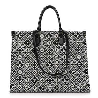 LOUIS VUITTON Jacquard Since 1854 Onthego GM Grey - image 1