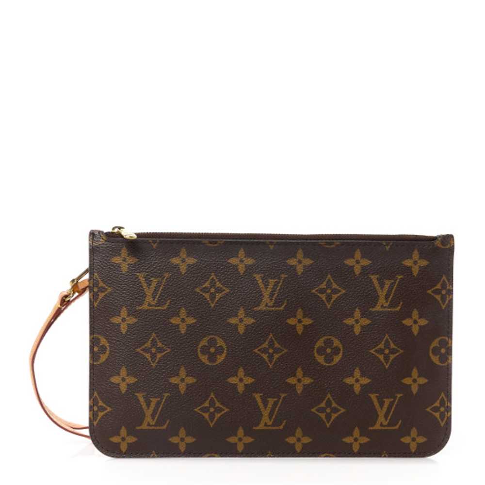 LOUIS VUITTON Monogram Neverfull MM GM Pochette - image 1