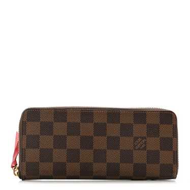 LOUIS VUITTON Damier Ebene Clemence Wallet Cherry - image 1