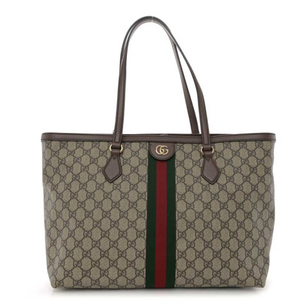 GUCCI GG Supreme Monogram Medium Ophidia Shopping… - image 1