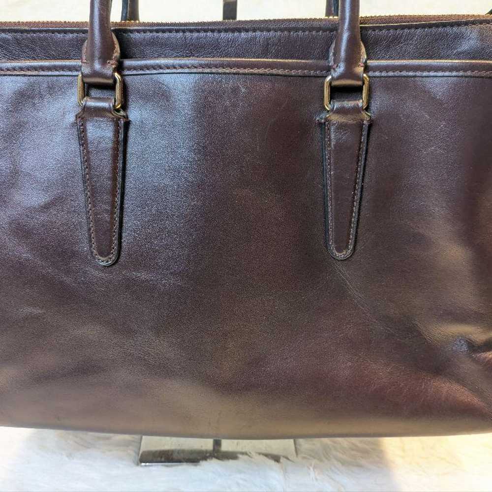 COACH Coach 2way Leather Satchel Mini Boston Bag - image 8