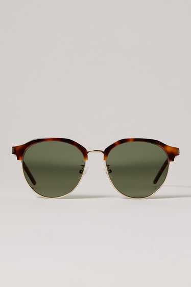 Saint Laurent Tortoise Round Sunglasses