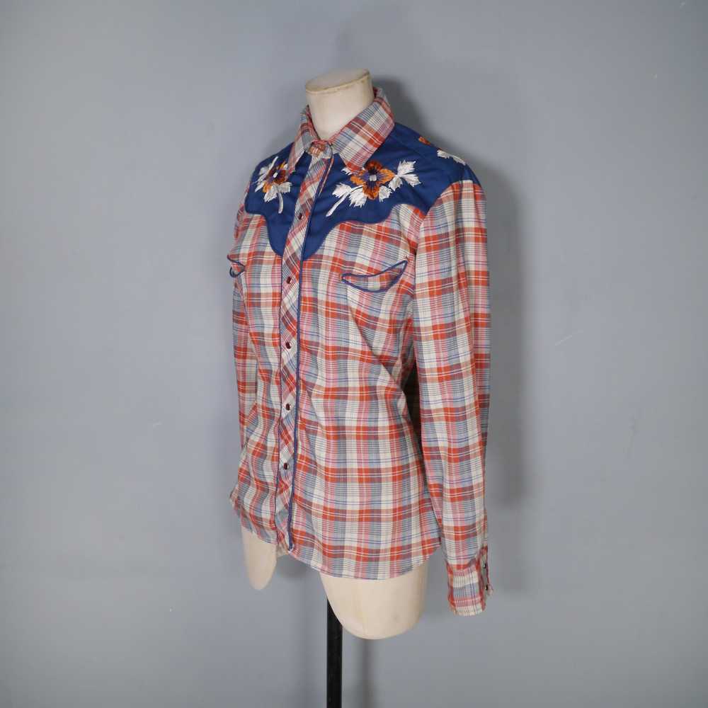 KENNY ROGERS / KARMAN 70s 80s RED CHECK WESTERN E… - image 7