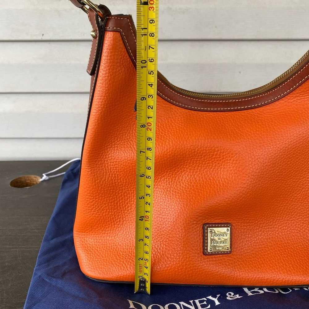 Dooney & Bourke Pebble Leather Hobo - image 9