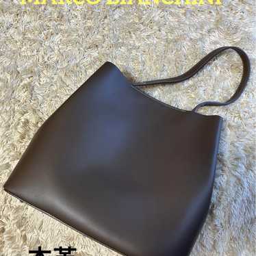 MARCO BIANCHINI Genuine Leather Hand Tote Bag - image 1