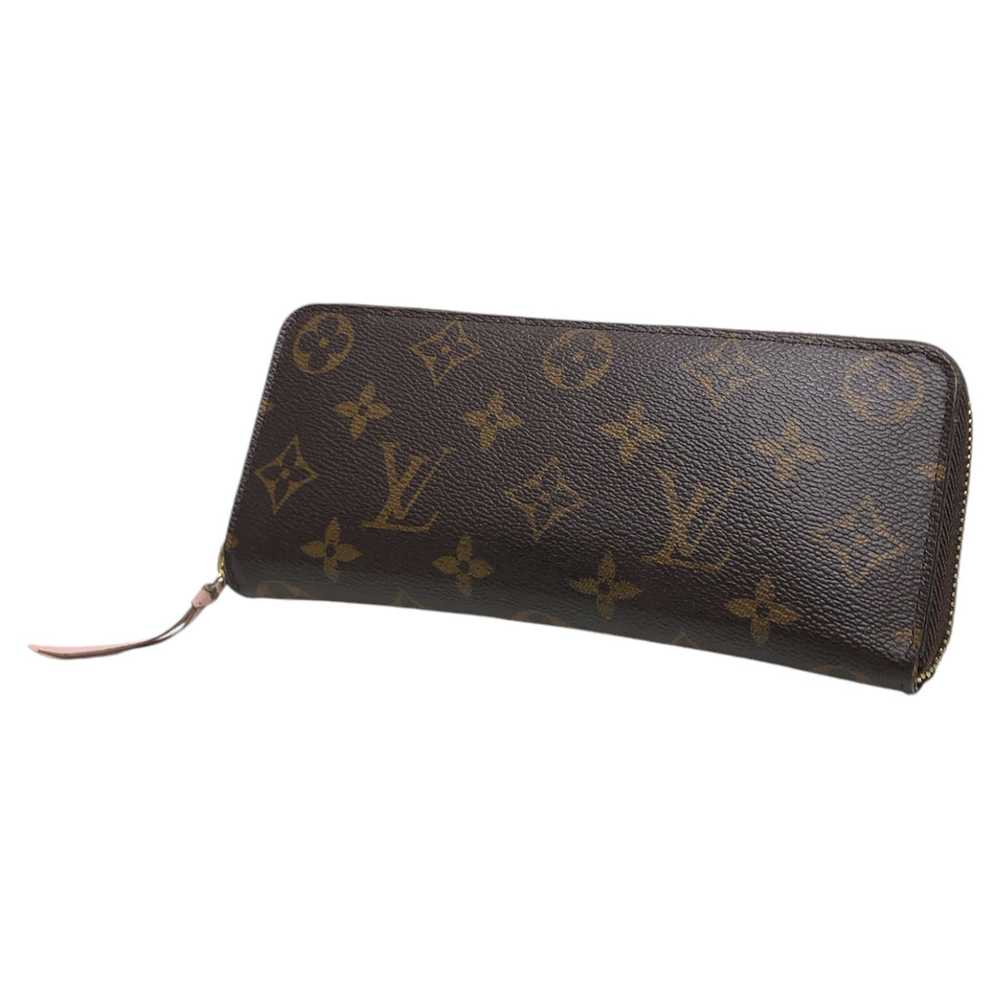 LOUIS VUITTON/Long Wallet/Monogram/Cotton/BRW/ CL… - image 1