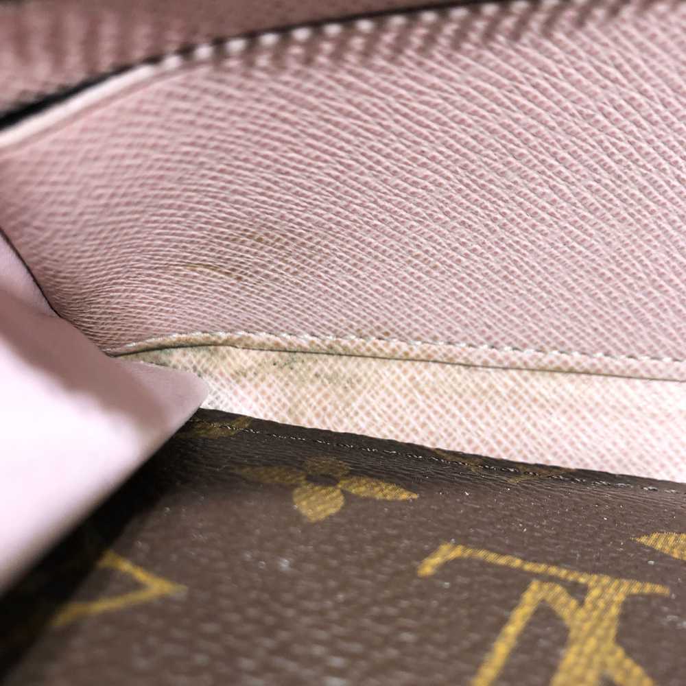 LOUIS VUITTON/Long Wallet/Monogram/Cotton/BRW/ CL… - image 8