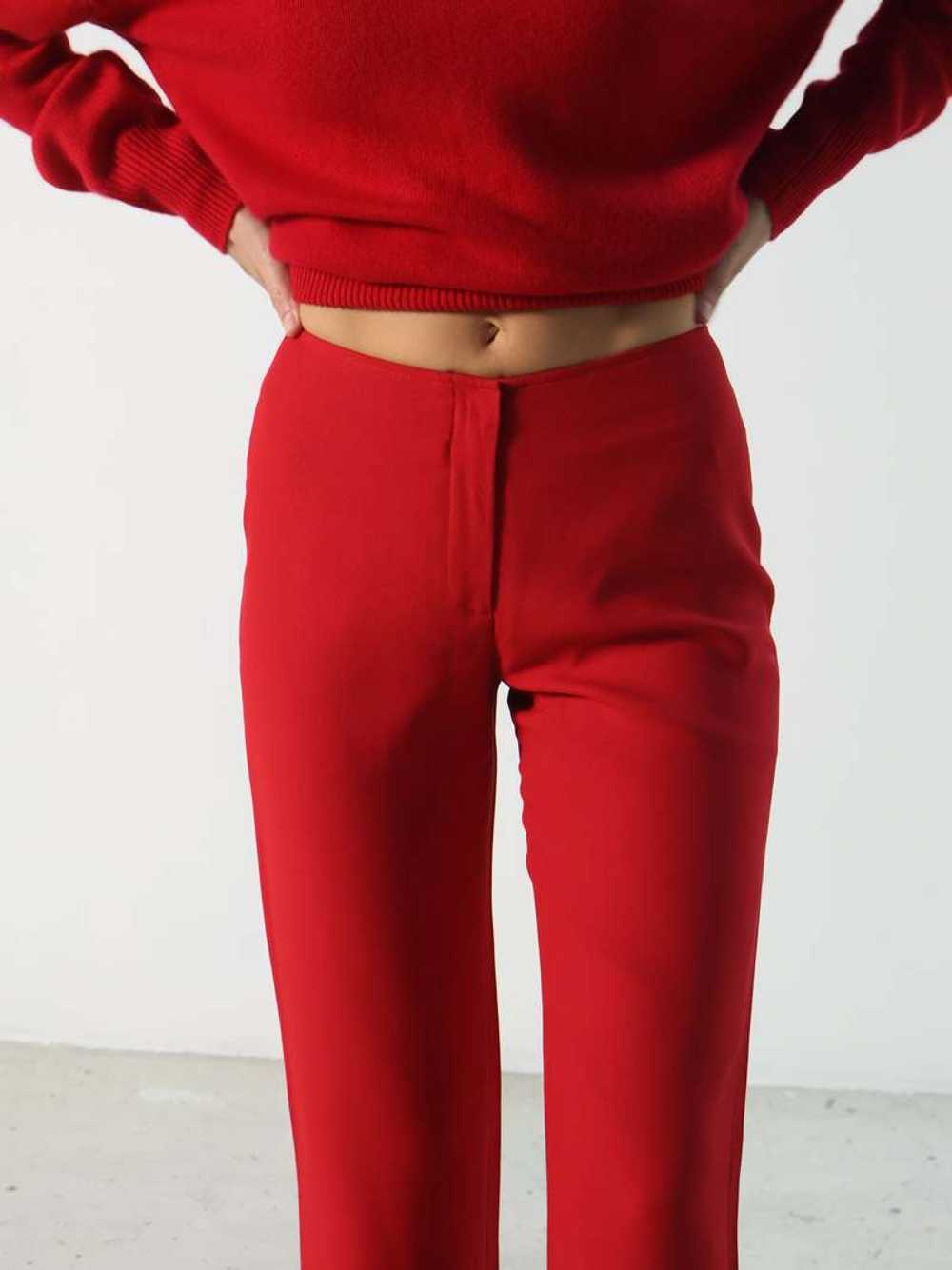 Vintage Taiga Paris Red Pants - image 2