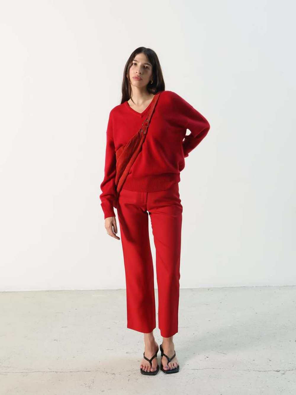 Vintage Taiga Paris Red Pants - image 7