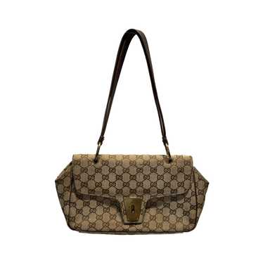 GUCCI/Hand Bag/Monogram/Cotton/KHK/90643 - image 1