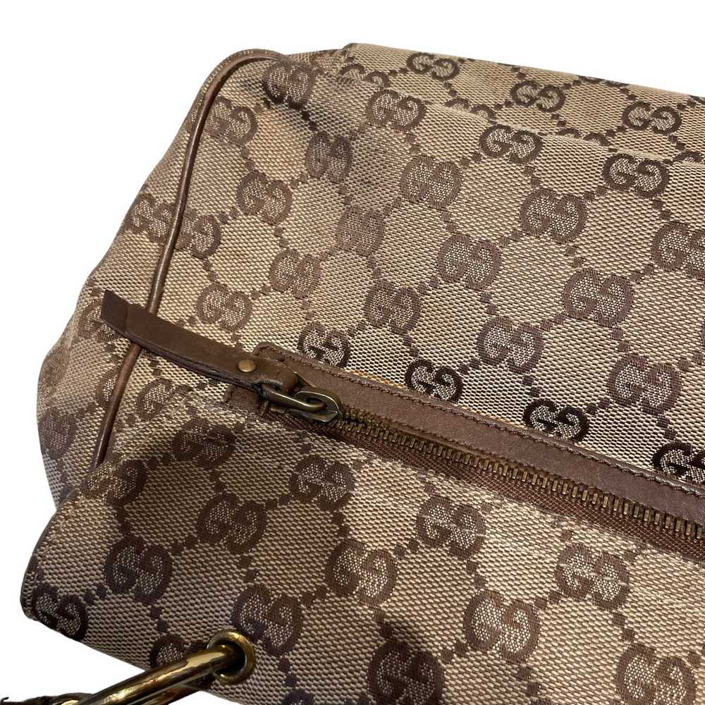 GUCCI/Hand Bag/Monogram/Cotton/KHK/90643 - image 8