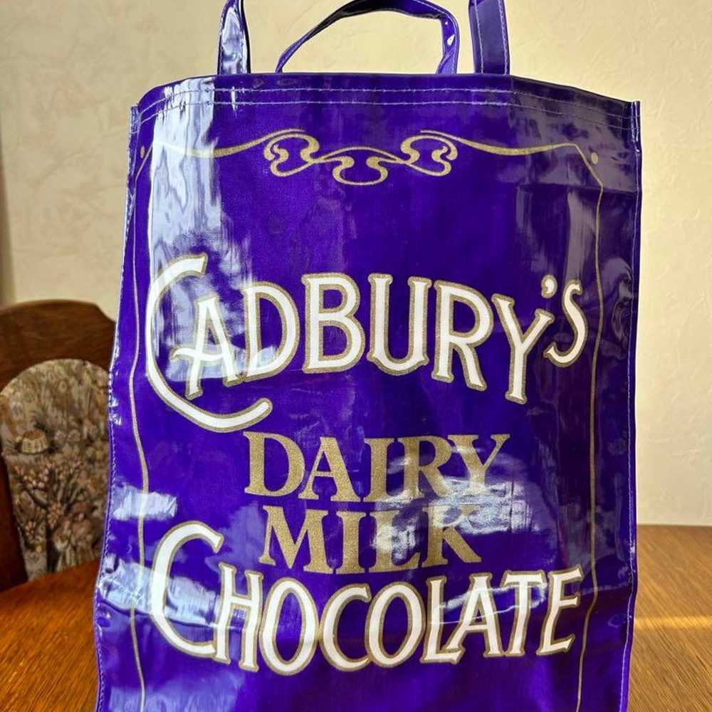 Cadbury Dairy Milk Chocolate purple tote bag. - image 10